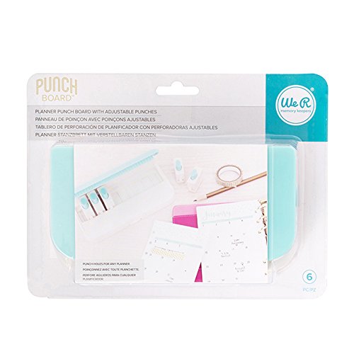 Planner Punch Board by We R Memory Keepers | Includes punch board and five planner punch inserts