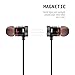 Bluetooth Headphones Sports Wireless Earbuds Sweatproof Headset Magnetic Attraction Stereo Earphones for Running Workout Gym Noise Cancelling Proshine(Black)