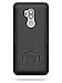 LG G7 ThinQ Belt Clip Case - Encased (DuraClip) Slim Fit Holster Shell Combo w/Rubberized Grip (Smooth Black)