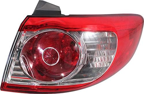 Evan Fischer Passenger Side, Outer Tail Light Compatible with 2010-2012 Hyundai Santa Fe - HY2805117