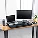 EleTab Standing Desk Converter, 42 Inches Stand up Desk Riser, Adjustable Height Computer Workstation Black