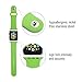 [3 Pieces] iXCC 42mm Apple Watch Band Soft Silicone Sport Style Series 2 Series 1 Men Women [2 Lengths] Large / Small Wrist Strap Replacement - Green