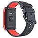 Pebble 2 + Heart Rate Smart Watch- Black/Flame