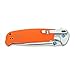 Ganzo G7522 Folding Bowie Hunting Pocket EDC Handle Knife (Orange)
