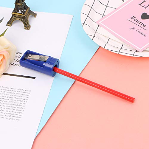 Octagon Woodwork Carpenter Pencil Sharpener Portable Manual Pen Cutter Students Child Home Office Stationary Wood Worker Supply by YDZN - Thumbnail 3
