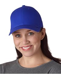 Flexfit/Yupoong 5001 V-Flexfit Cotton Twill Hat Cap (Small/Medium, Royal)