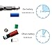 KENO Rechargeable LED Flashlight with 12/24V Car Cigarette Lighter Charge, 300Lumen Outdoor Vehicles Survival Tool, Bright Portable Emergency Car Flashlight/Torch with 16340 Battery Included