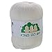 KING DO WAY Wool Yarn Soft Warm Knitting Wool Baby Yarn Cashmere Handcraft Yarn Worsted Yarn Sweater White
