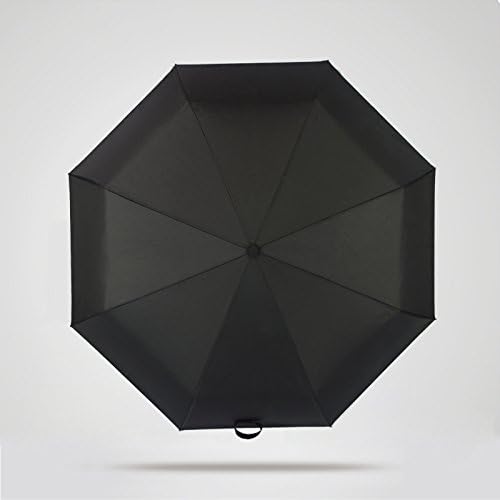 Automatic Travel Umbrella Windproof Wind Resistant Compact Golf Umbrella With Auto Open Close One Handed Operation Slip-Proof Handle Portable and Lightweight For Mens womens (Black)