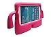 Tab 3, 7, Tab 4 Case, Kids Shock Proof Foam Case Cover Stand for Samsung Galaxy Tab 3, 7, Tab 4 (7.0) P3200/ T110/ T210/ T230 (HOT PINK)