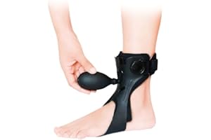 PharmaFoot Drop Foot Brace AFO Splint, Ankle Foot Orthosis Support(Left Foot,X-Large)