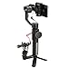 Ulanzi PT-3 Triple Cold Shoe Gimbal Microphone Mount Extenstion Bar, w 1/4 inch Adapter Video Light Microphone Mount Compatible for Zhiyun Smooth q 4 Feiyu DJI Gimbal Stabilizer