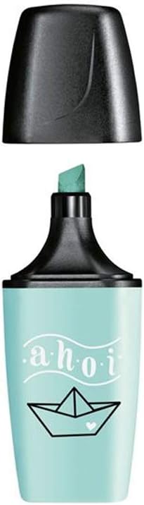 Stabilo 07/113-7 Turquoise Bevelled Tip Highlighter