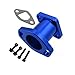 TC-Motor Blue Racing Performance Intake Pipe Inlet Manifold Gasket Screw for Predator 212cc for Honda GX200 for 6.5HP Chinese OHV Engines for Chinese 196cc Clone Engines Go Kart Cart Mini Bike