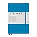 LEUCHTTURM1917 - Notebook Hardcover Medium A5-251 Numbered Pages for Writing and Journaling (Azur, Squared)