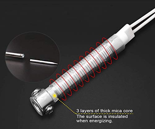 Electric Soldering Iron Kit 60W, with Power Indicator Light, 1 Solder Wire 1.0mm Dia, 1 Cleaning Sponge, 1 Stand - Thumbnail 5