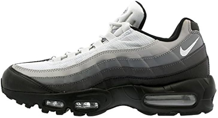 air max 95 black grey and white