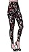 VIV Collection Plus Size Printed Brushed Leggings (Flower Dusk)