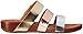 FitFlop Women's Gladdie Slide Gladiator Sandal, Precious Metals, 8 M US