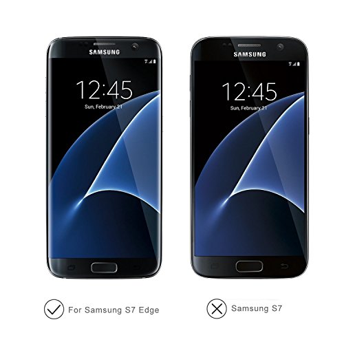 image for Galaxy S7 Edge Case - Vakoo [Book Style] Premium-PU Leather Wallet Fol