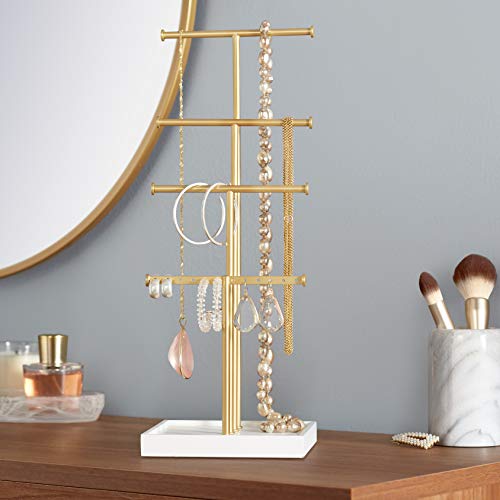 Four-Tier Jewelry Tree Stand