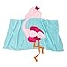 Mud Pie Women's Flamingo Hooded Towel Pink Towel