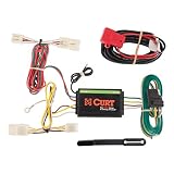 CURT 56165 Vehicle-Side Custom 4-Pin Trailer Wiring Harness for Select Toyota RAV4