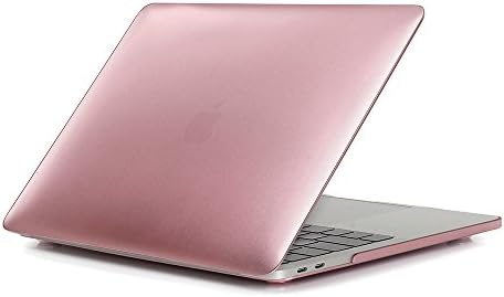 Remtise 13 Inch Retina Macbook Pro Case Cover, Folio Cases for Apple Macbook Pro 13.3” with Retina Display, Model A1425 &amp; A1502-Rose Gold