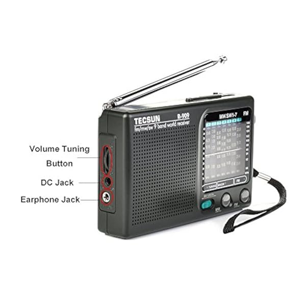 Radio XHD Tecsun R-909  AM FM Onda Corta - Imagen 6