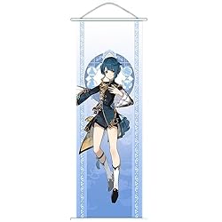 Flyshun Furina Wall Scroll Poster,Hanging Wall Art