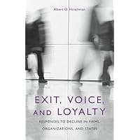 Exit, Voice, and Loyalty: Responses to Decline in Firms, Organizations, and States