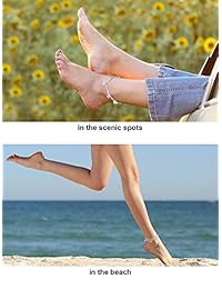 20 Pieces Adjustable Beach Foot Chain Anklet Bracelet Ankle Chains Foot Jewelry Set for Women Girls