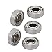Uxcell a12021500ux0296 5 Pcs 12mm x 28mm x 8mm 6001ZZ Shielded Deep Groove Radial Ball Bearing (Pack of 5)