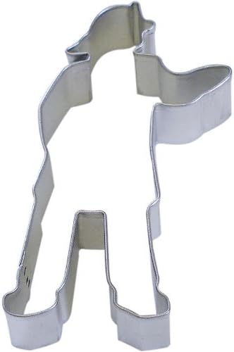 Firefighter Tin Cookie Cutter 4.5" B1498x