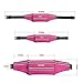 MILIDE Running Belt Waist Pack for iPhone x 8 7 Plus with Reflective Strips Runner Workout | Waterproof Canvas |Phone Fanny Pack for Men,Women,Hiking Cycling,Travel,Workout,Sports Rose