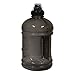 1/2 Gallon (64 oz.) Plastic Sports Water Bottle w/Pop Cap - Black