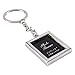 Yosoo Mini Creative Metal Alloy Buckle Insert Photo Picture Frame Keyring Keychain Car Key Chain Ring Keyfob Gift (rectangular)