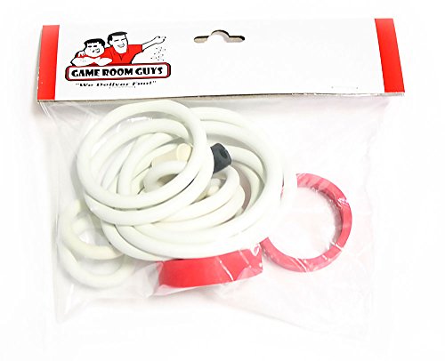 1990 Williams Riverboat Gambler Pinball White Rubber Ri