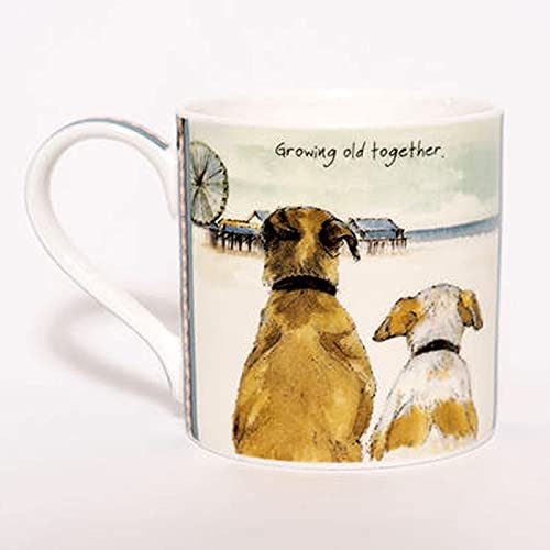 Little Dog Laughed Dogs Growing Old Together China Mug in Gift Box LDM40