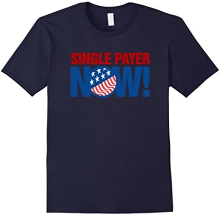 Mens Single Payer Now! Universal Healthcare T-shirt 3XL Navy