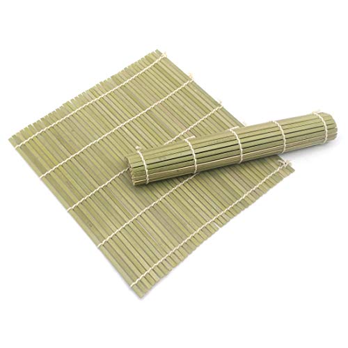Green Bamboo Sushi Rolling Mat (2Pcs Mats Green) - Thumbnail 2