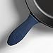 Westinghouse WFS800 Select Series Seasoned Cast Iron 8-Inch Skillet with Removable Silicone Handle Grip