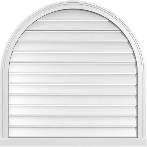 Signature Urethane GVSRT36X3603SF Round Top Brickmould Sill Frame, Primed Tan S…