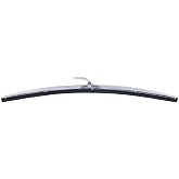 United Pacific 110306 15-inch Polished Stainless Steel Bayonet Type Wiper Blade, Fits Using Bayonet Mounts, 3/16-inch Bayonet Width - ONE Wiper Blade