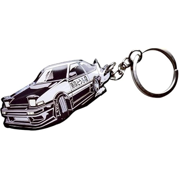 Amazon.com: 1pcs Initial D Keychain Fujiwara tofu store AE86 JDM