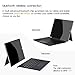 EADOU Microsoft Surface Pro 6 Keyboar Case/Surface Pro 5 (Pro 2017) / Pro 4 / Pro 3 Cover(12.3 in.), Surface Case with Keyboar, 7-Color LED Backlit, Lightweight Slim Wireless Keyboard