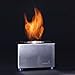 Ivation Vent-Less Mini Tabletop Fireplace – Stainless Steel Portable Bio Ethanol Fireplace for Indoor & Outdoor Use – Includes Decorative Fireplace, Fuel Canister & Flame Snuffer (Stainless Steel)