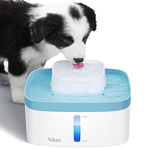 Veken 100oz/3L Pet Fountain, Automatic Cat Water Fountain Dog Water