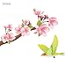 DECOWALL DW4-1303 Cherry Blossoms and Birds Kids Wall Stickers Decals Peel and Stick Removable for Nursery Bedroom Living Room Art murals Decorations