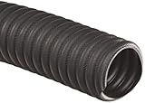 Garage Exhaust Flare-Lok Rubber Duct Hose, Black, 4